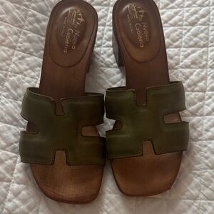 Olive Green Women's Sandals